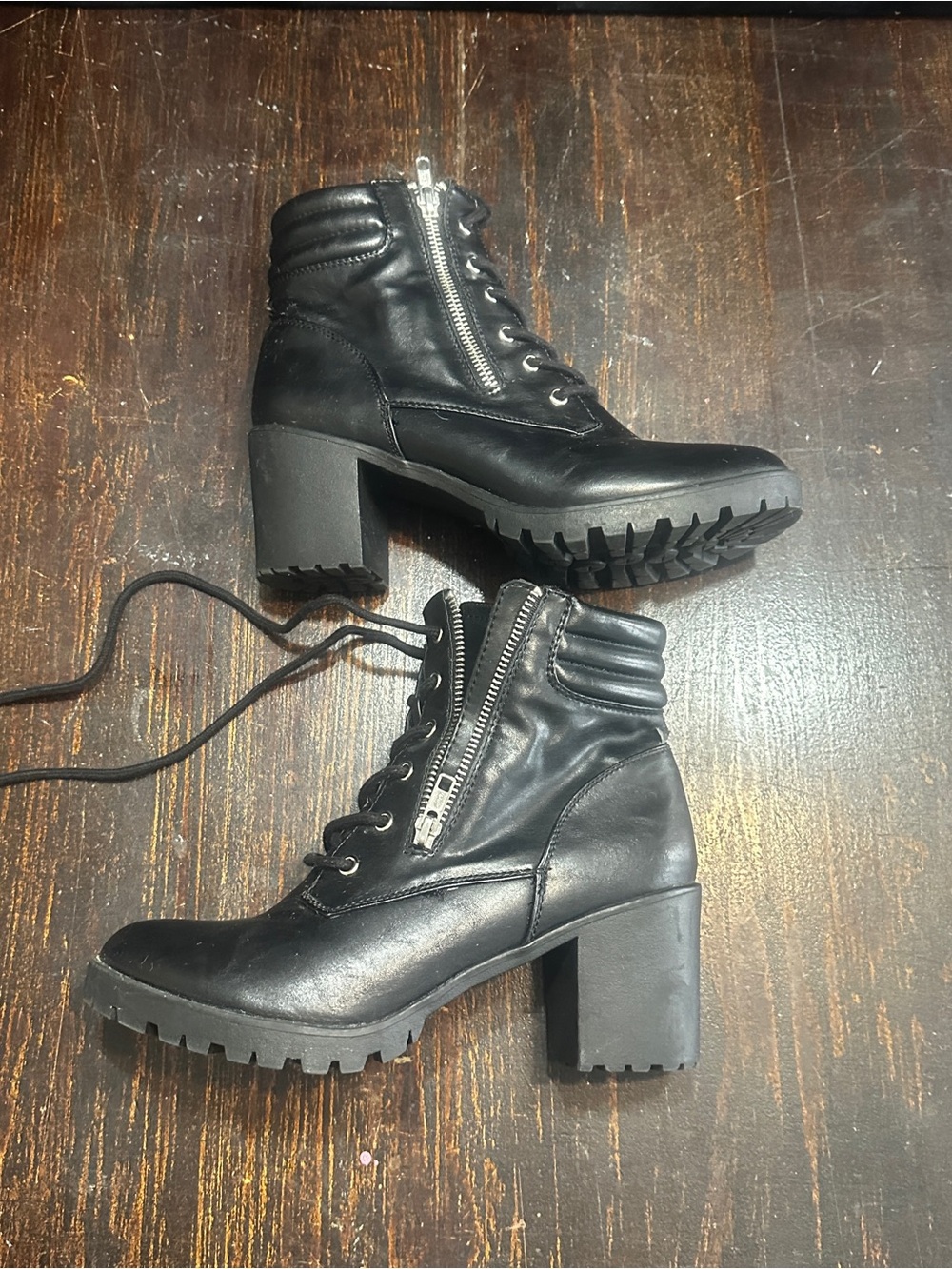 Black Heeled Boots